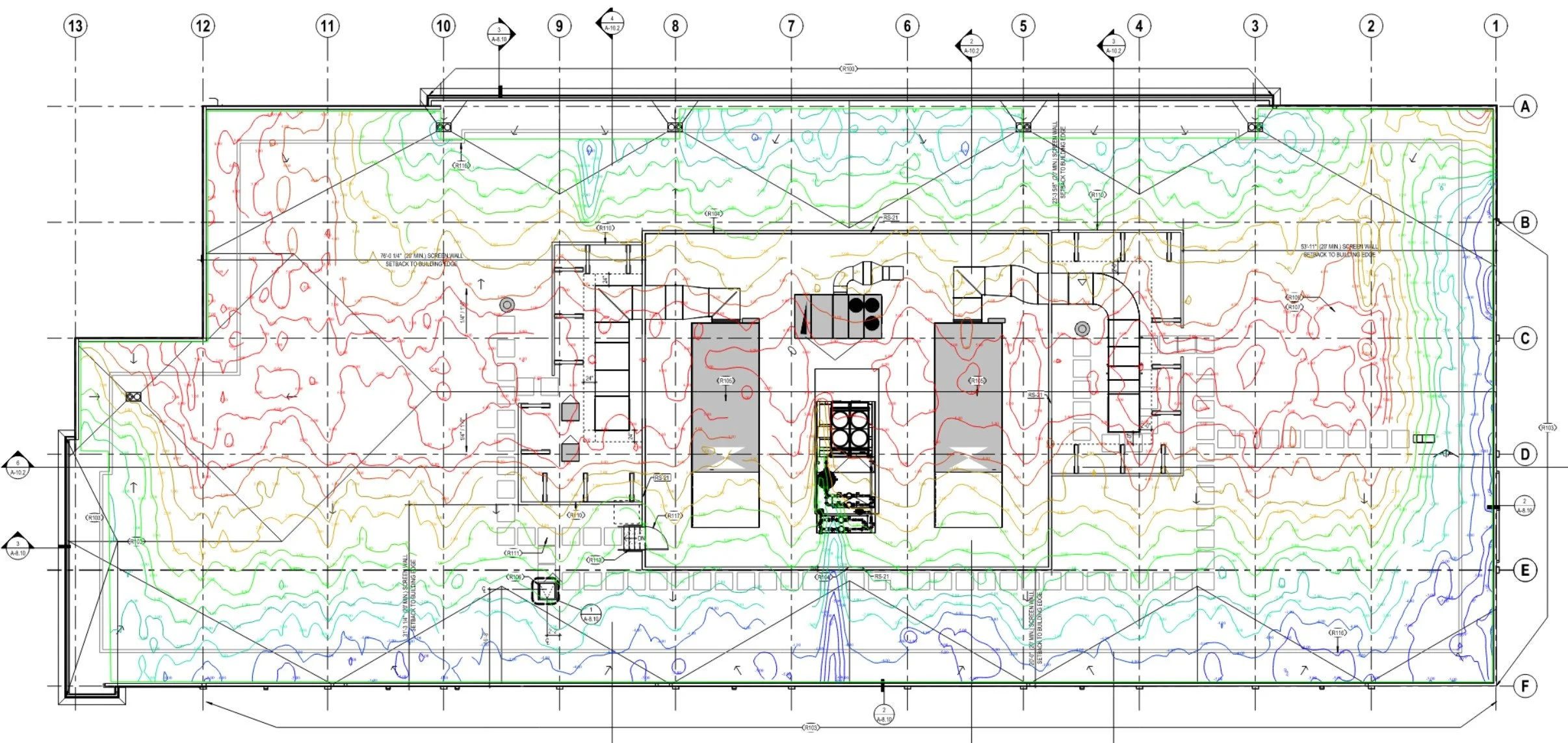 Roof drainage & deflection analysis