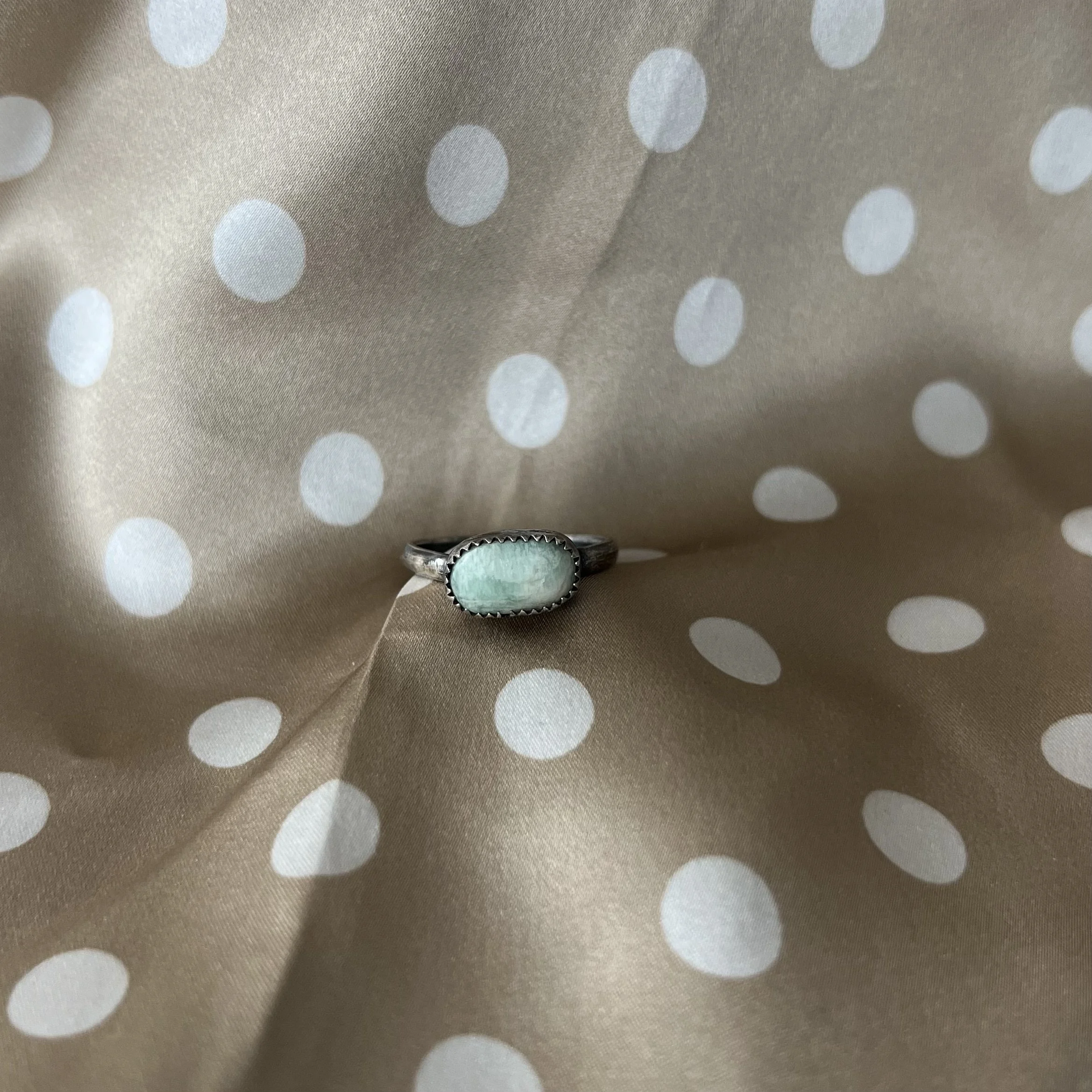 Teal Quartz Ring