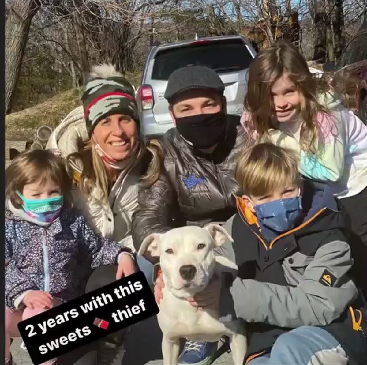 Happy Gotcha Day!! 5 years with #IvyPaige, countless miles, my shadow (or barnacle actually) seeker of warmth and professional egg hider.