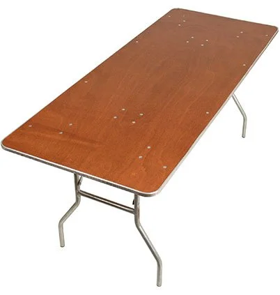 8ft Banquet Rectangular Table Rental