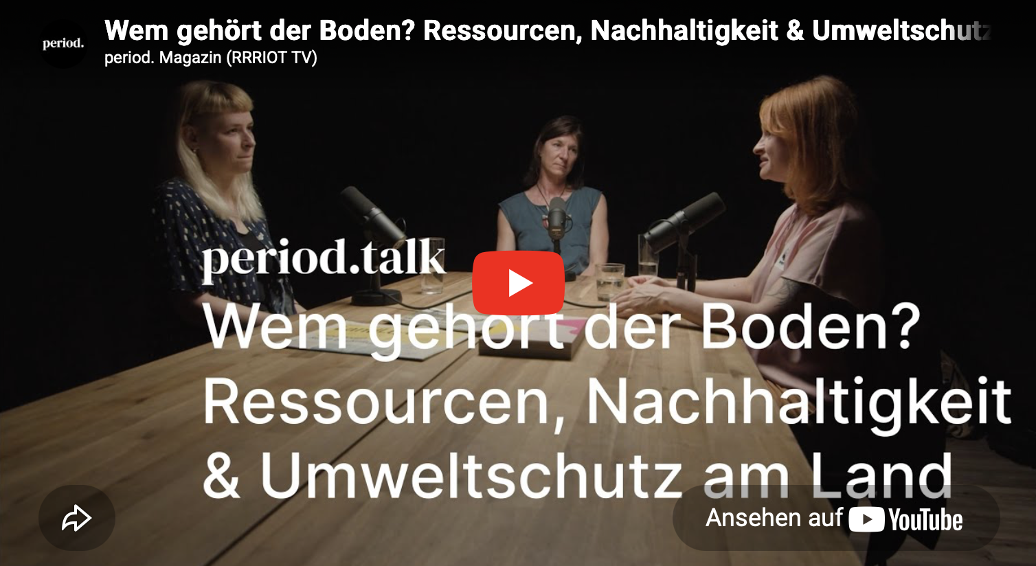 Diskussionsteilnehmerin “Wem gehört der Boden?”