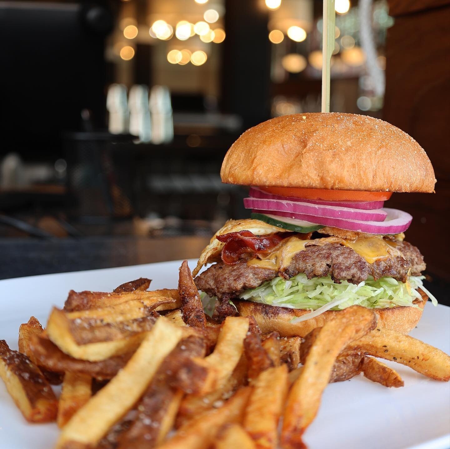 🍔The doors are open and the patio is calling! Ready to try one of our famous STIR burgers?! 

Reservations encouraged.