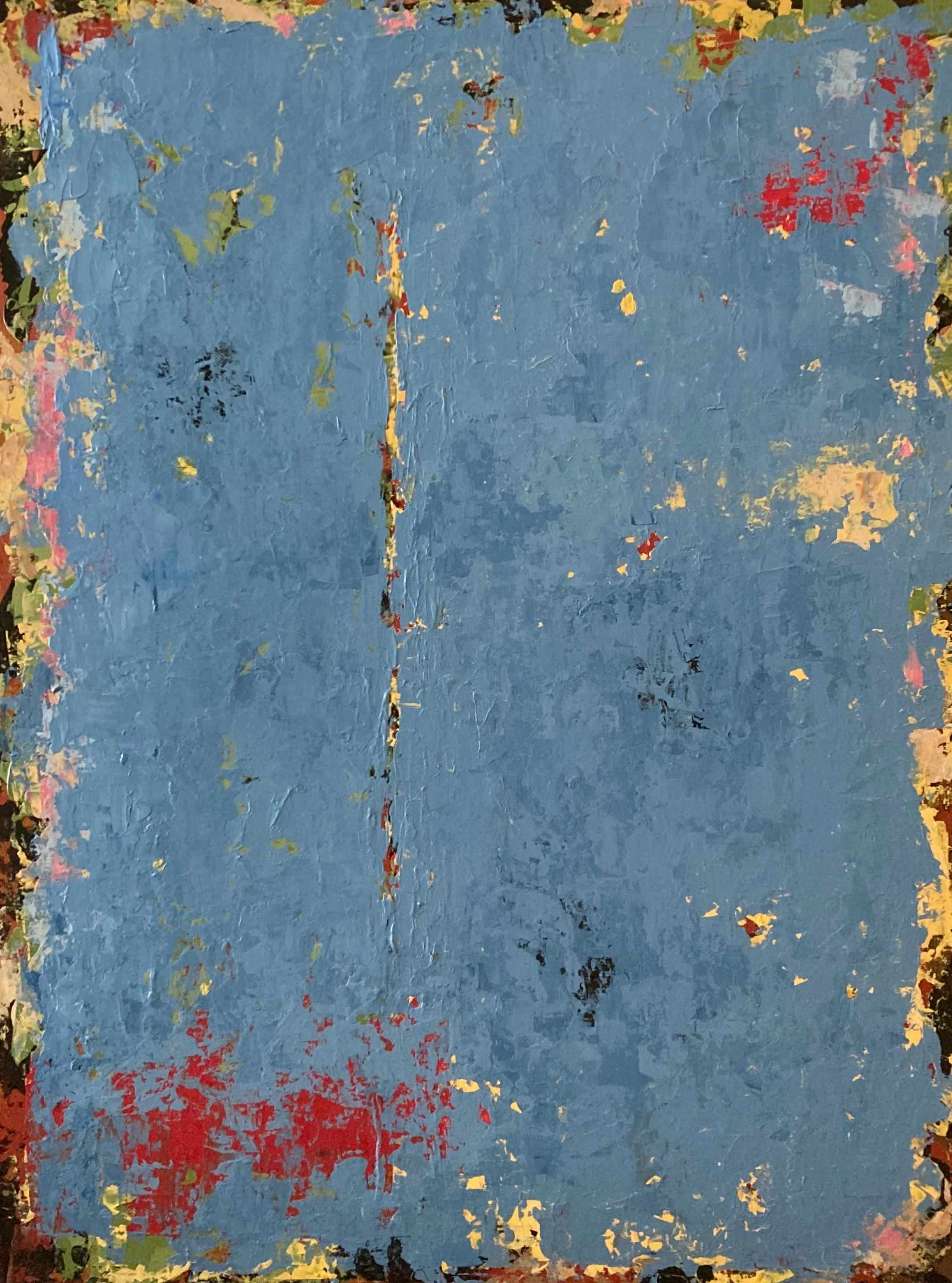 Scratching the surface 24x18
acrylic on wood