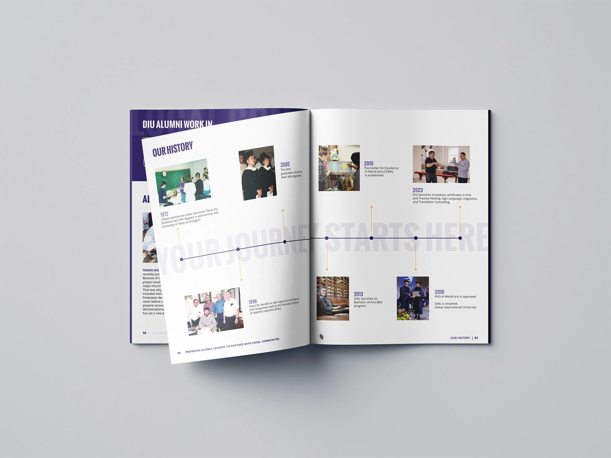 Interior Spread from the 2024 Admissions Guide 