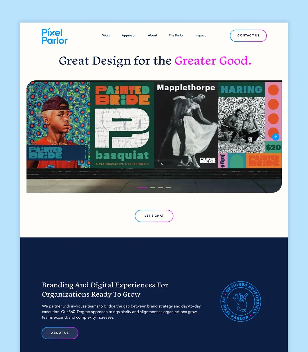 Pixel Parlor Website Redesign 2026