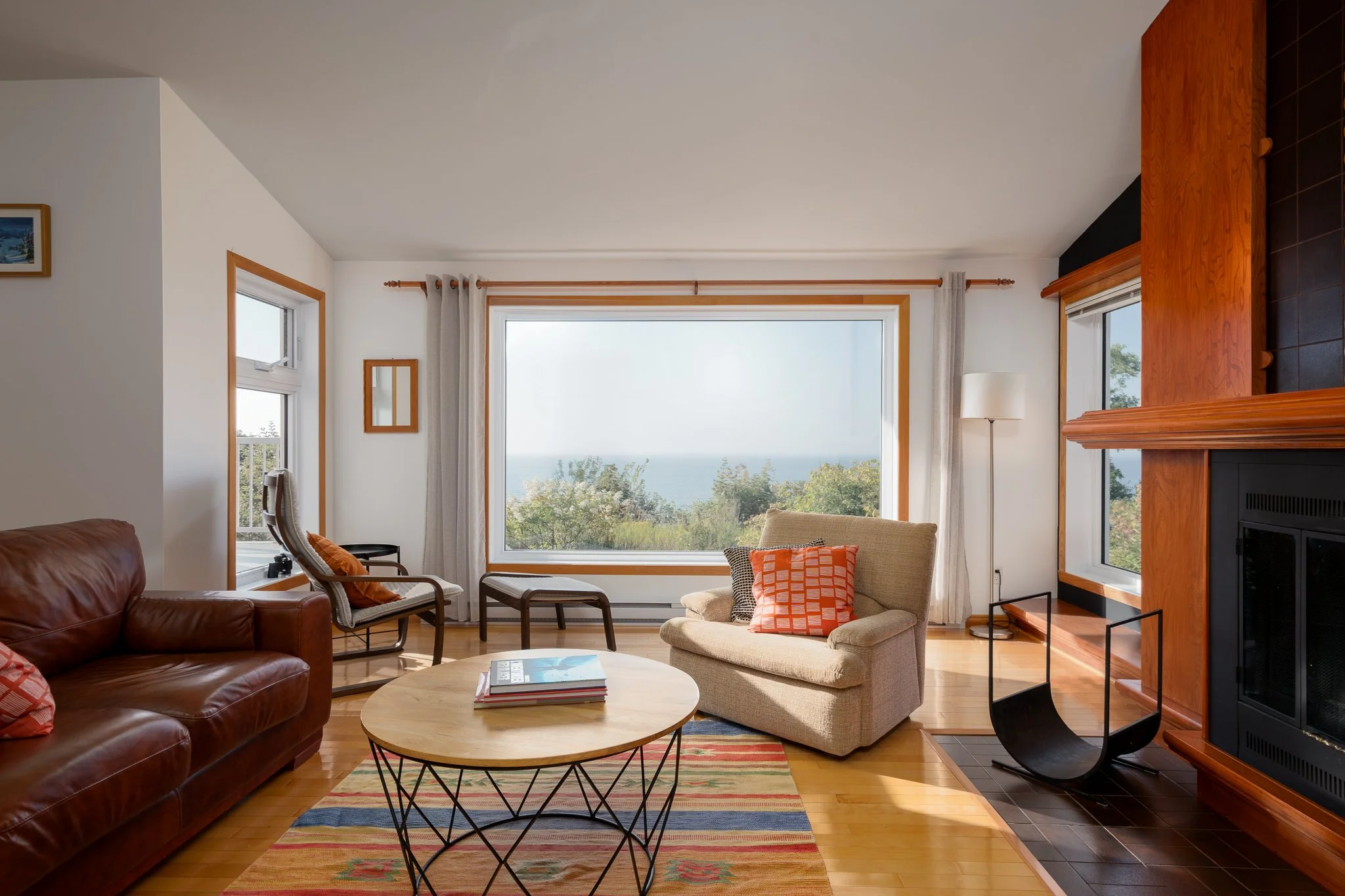 Décoration, Déco, Airbnb, Salon Maison en location, Chalet a louer, Rimouski, Design intérieur 