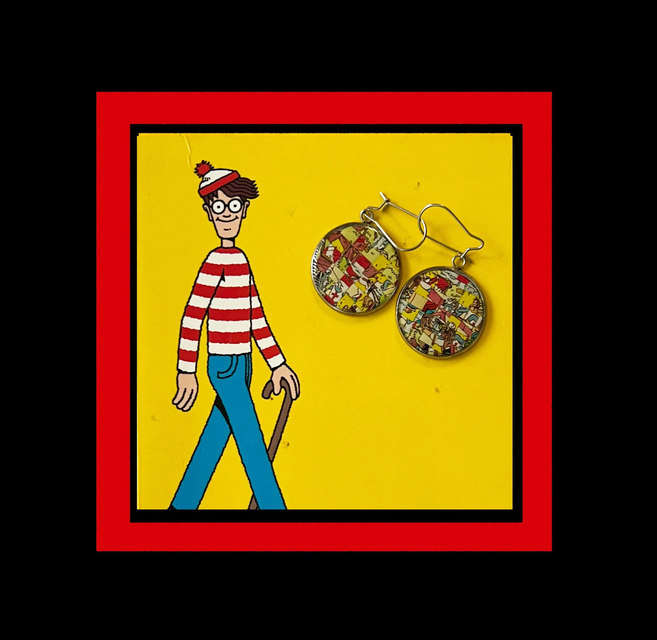 Where's Waldo? Earrings