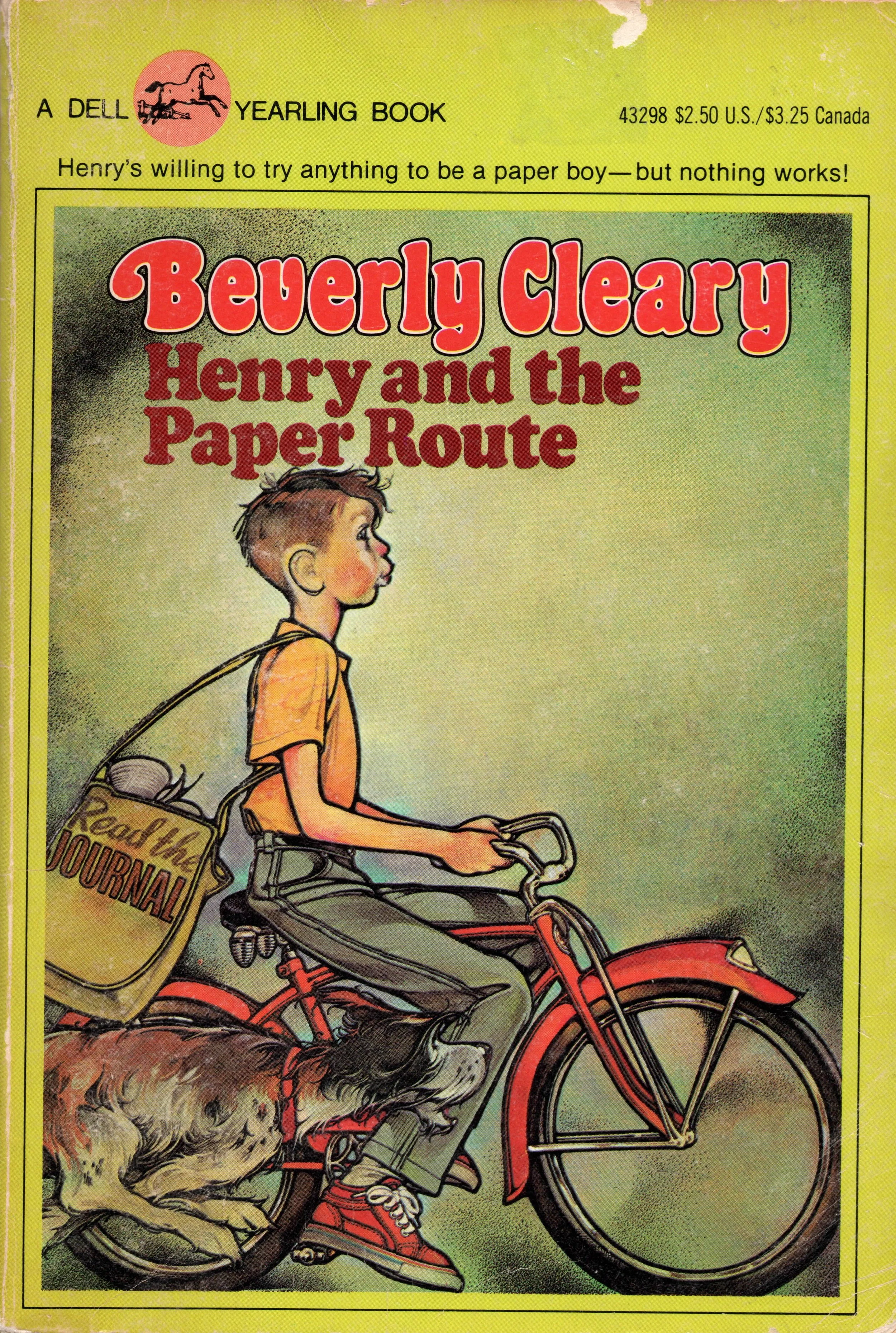 Beverly Cleary Henry and the Paper Route.jpeg