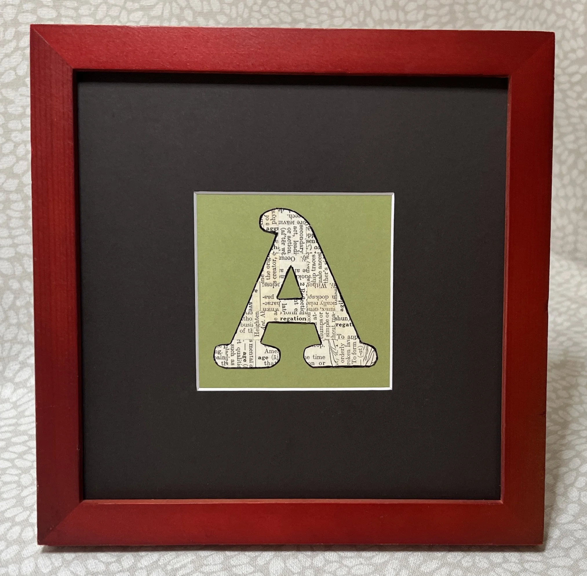 Woven Letter Wall Decor