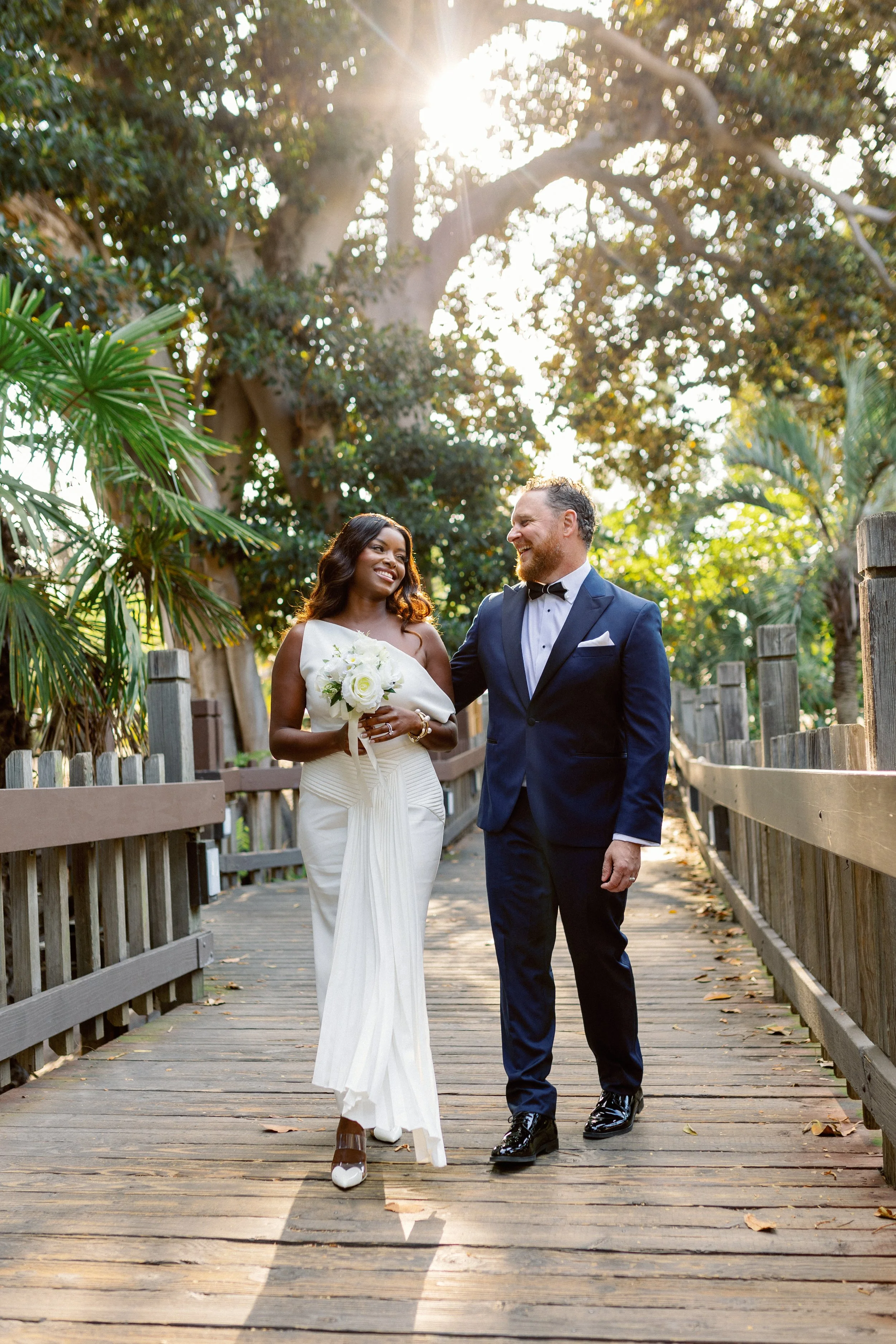 A romantic Balboa Park elopement
