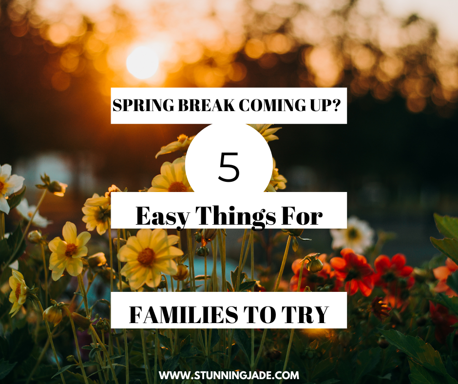 Spring Break Coming Up? 5 Easy Things Families Should Try
