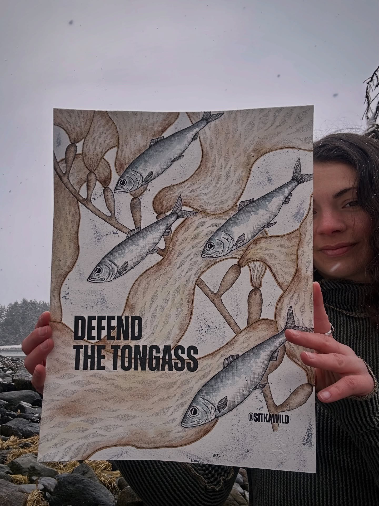 Defend the Tongass. To me, the most important and inspiring part of life in Alaska is harvesting wild food. I deer hunt, catch fish, forage for berries, eat seaweed, the list goes on. And all these things happen outside, sometimes where it&rsquo;s a 