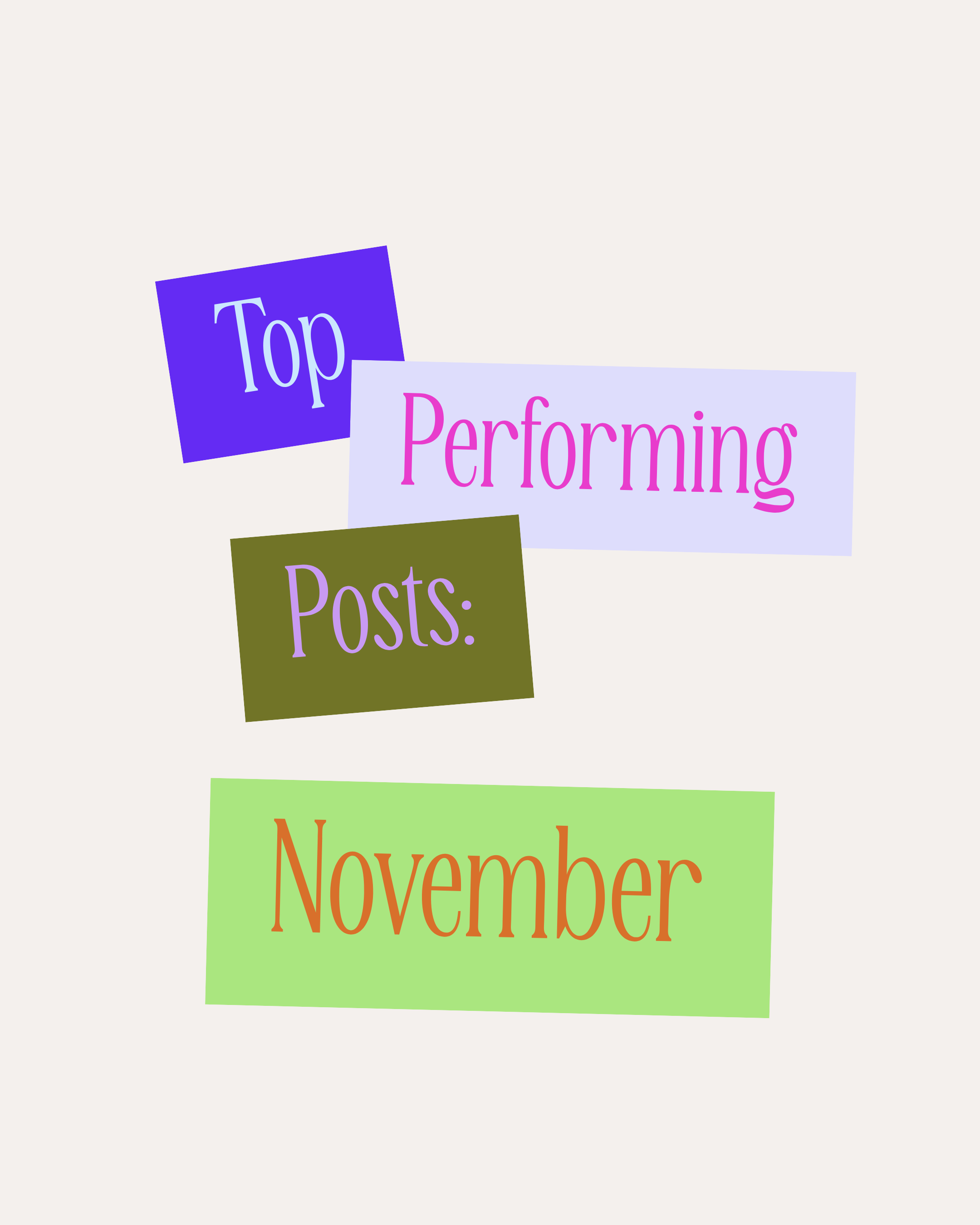 November’s Top Content 