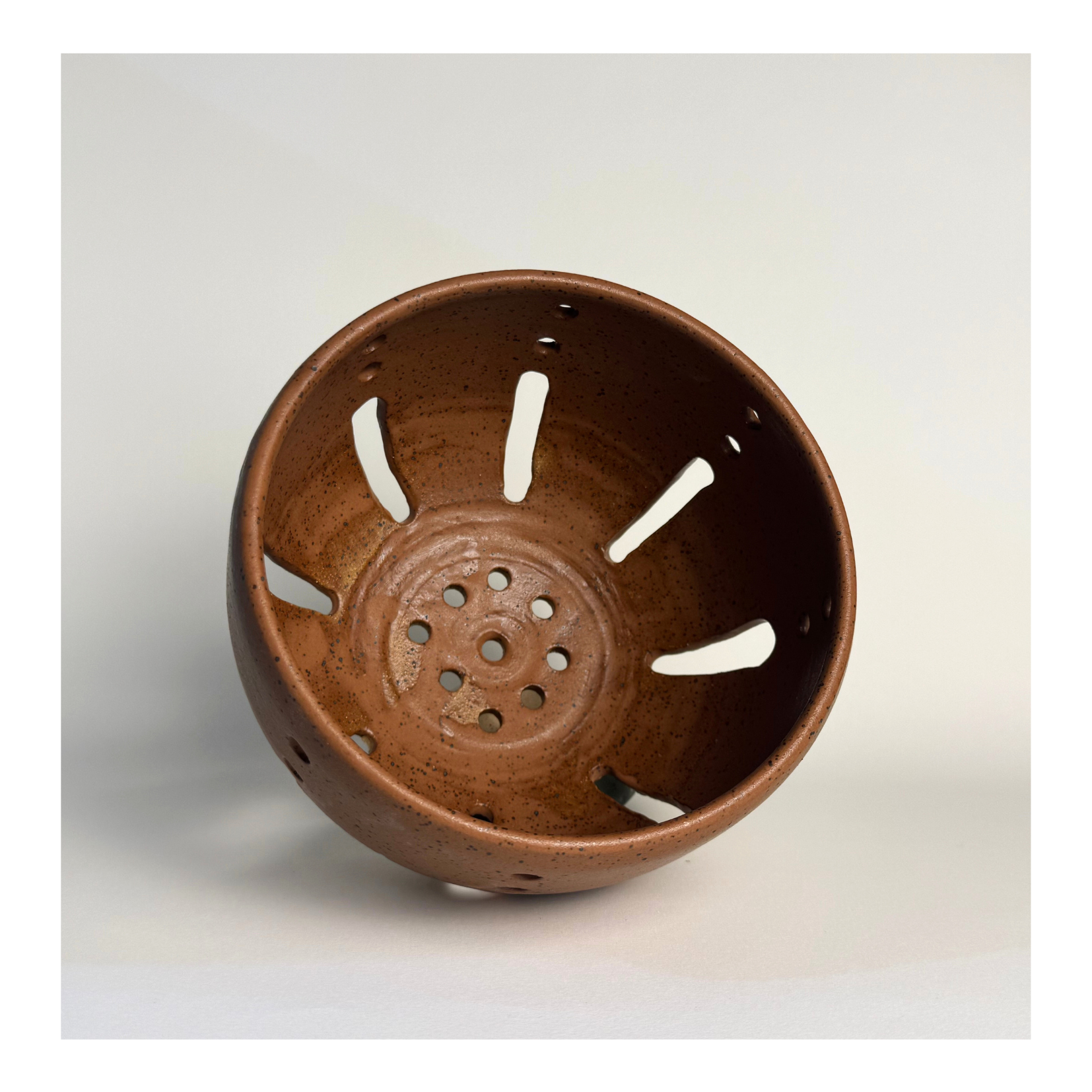 Hand Carved Berry Bowl