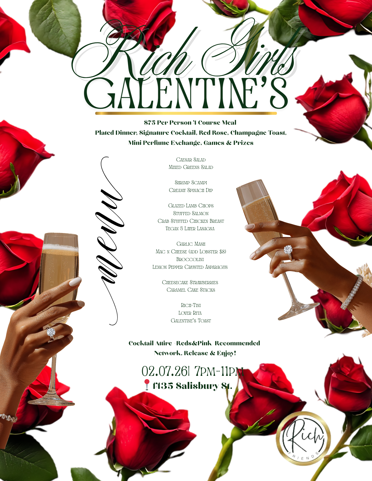 Rich Girl Galentine’s (PRIVATE EVENT)