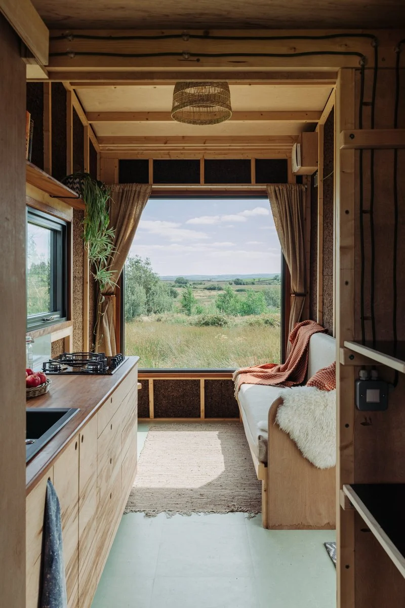 Tiny House on a trailer built with ecological materials