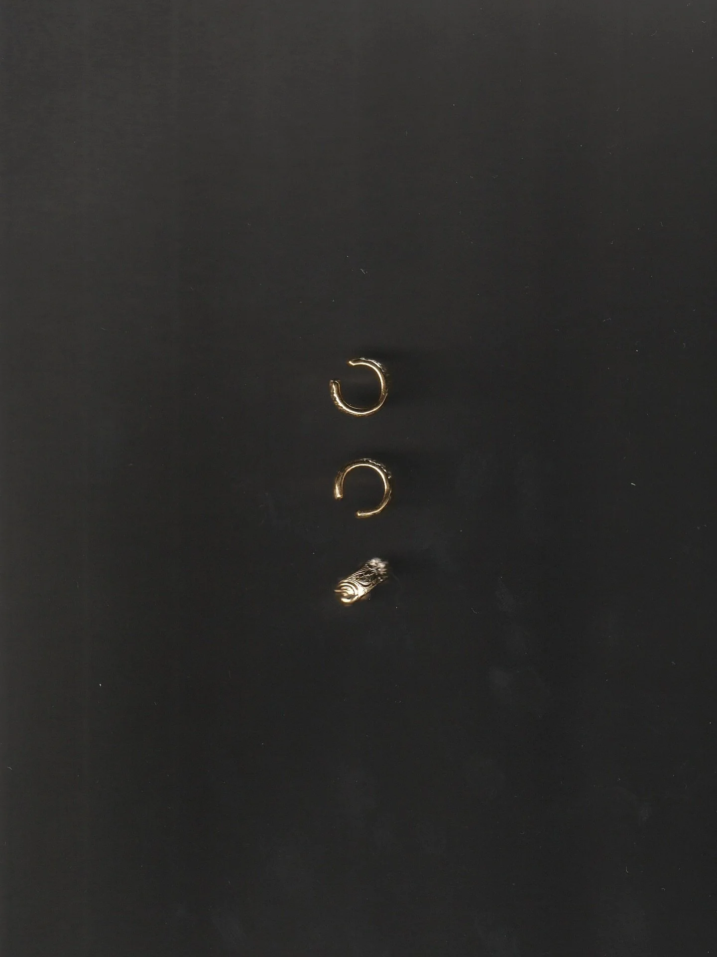 From the ever-popular Esme Ring comes a chunky 14k Gold Filled ear cuff. Embossed with the detailed, light-catching floral Esme design. 

To wear, gently pull the edge of your ear and slide the cuff over your ear. Secure the cuff into the recess of y