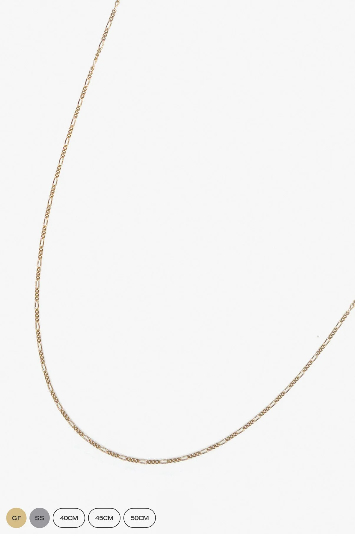 Fine Figaro Stacking Chain