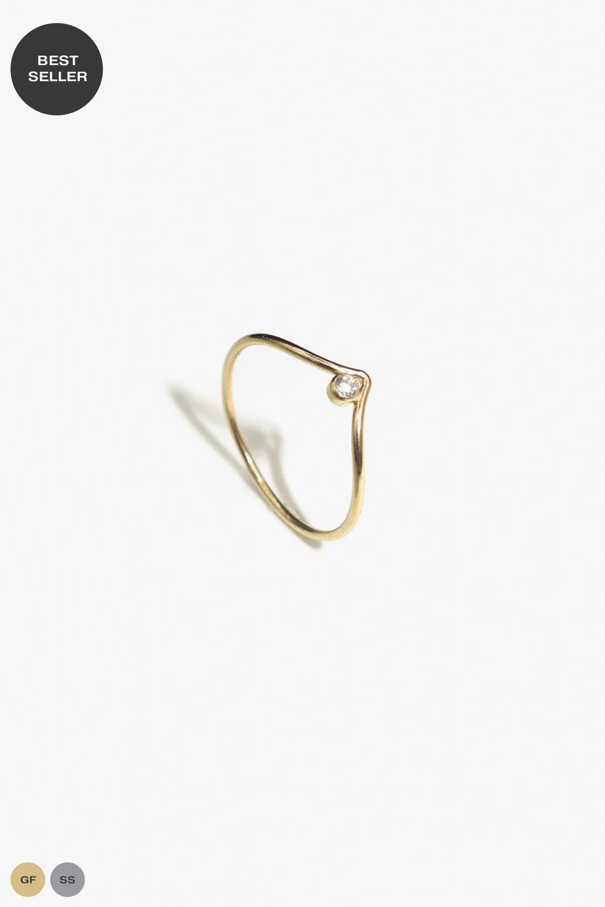 Dia Chevron Ring