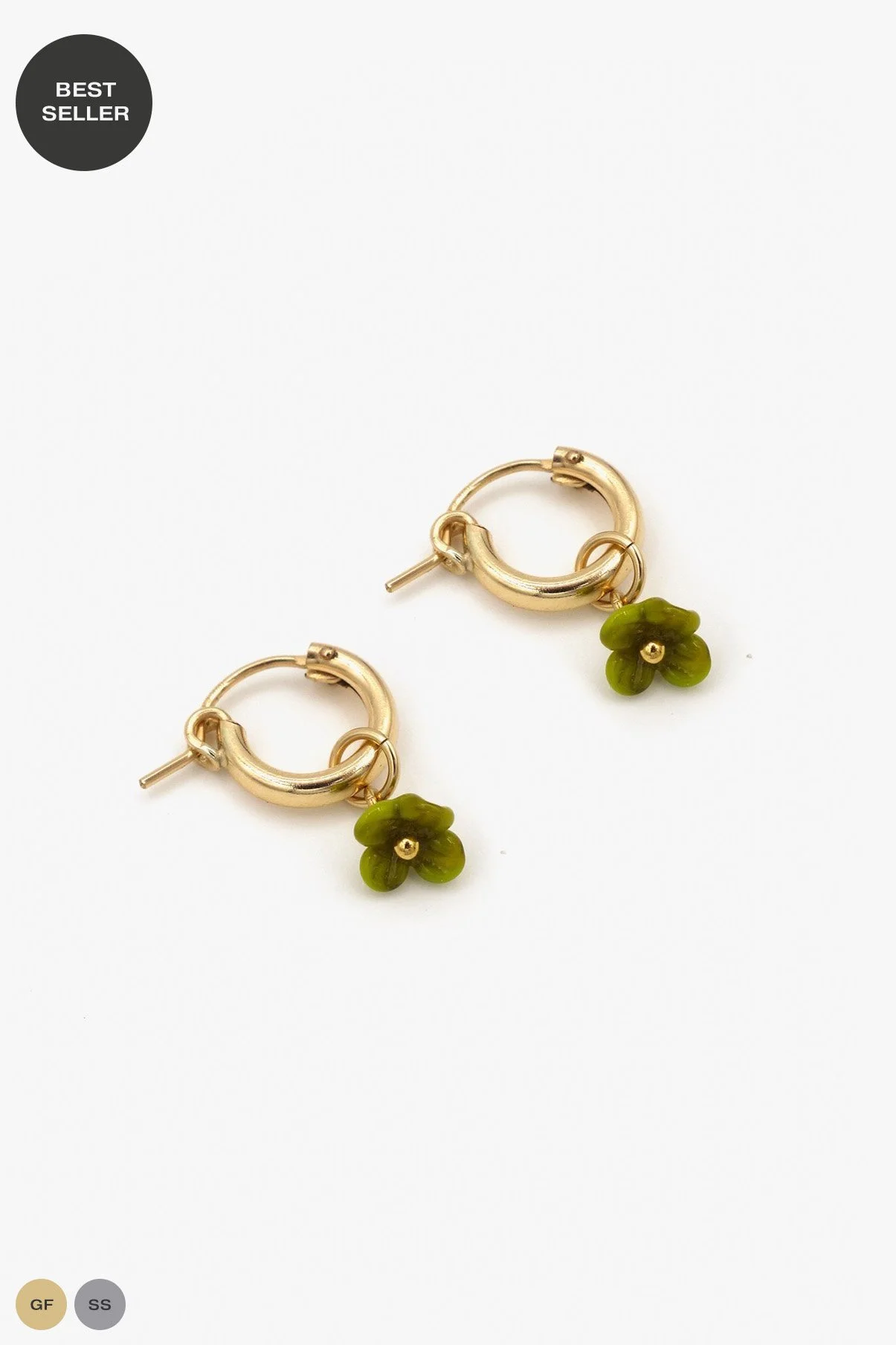 Olive Bloom Hoops