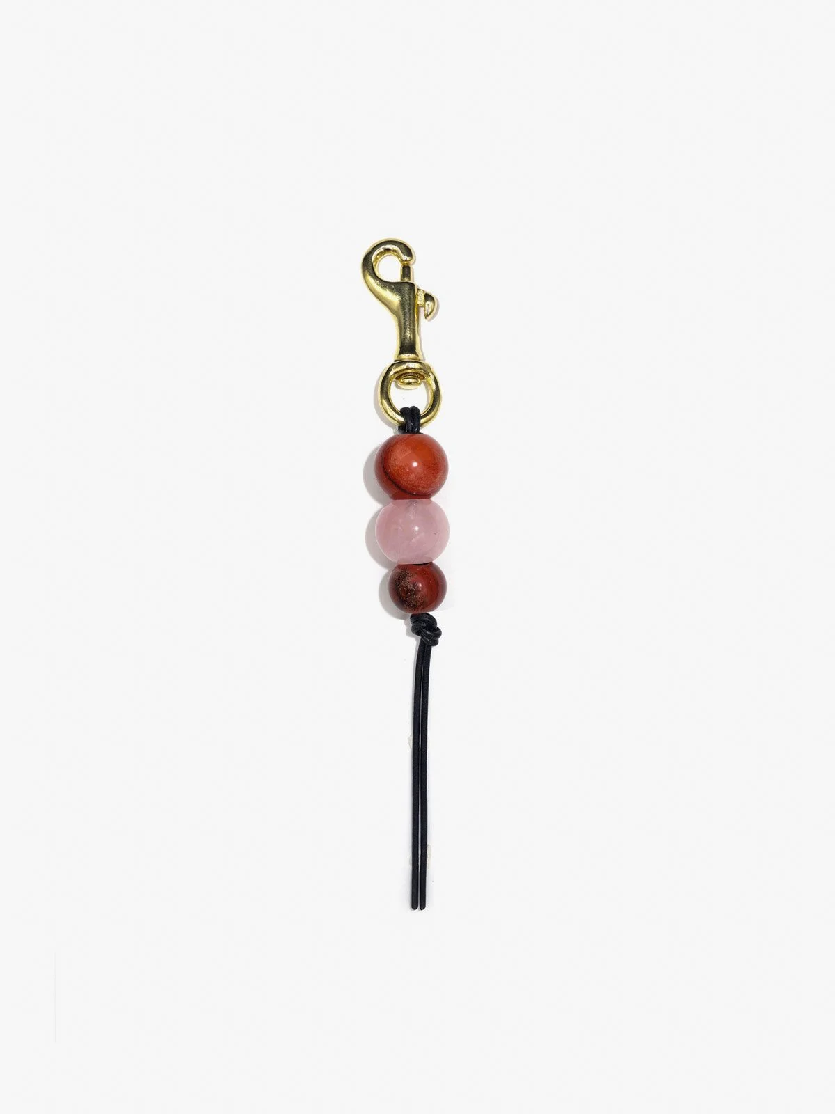 Stacked Gemstone Bag Charm #002