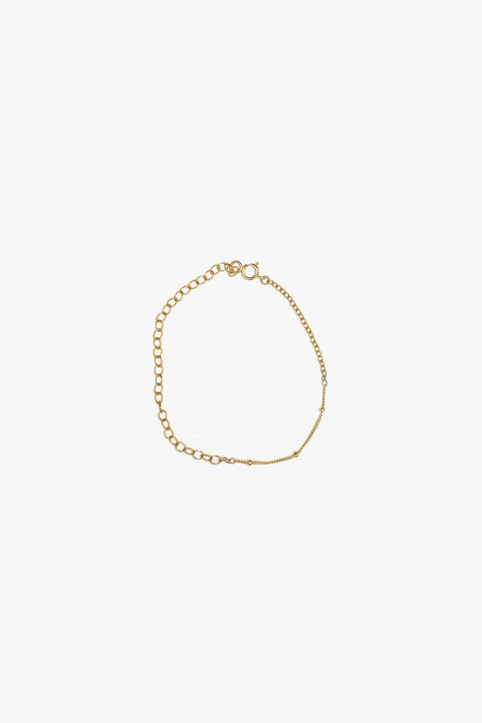 Gold Filled Mixed Chain Bracelet 03