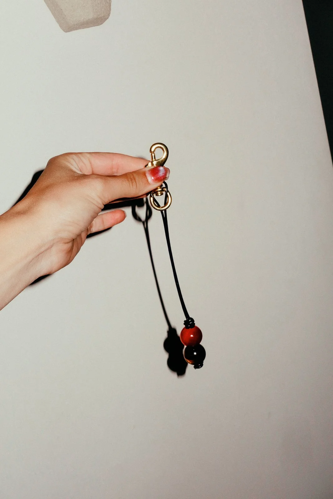 Stacked Gemstone Bag Charm #001