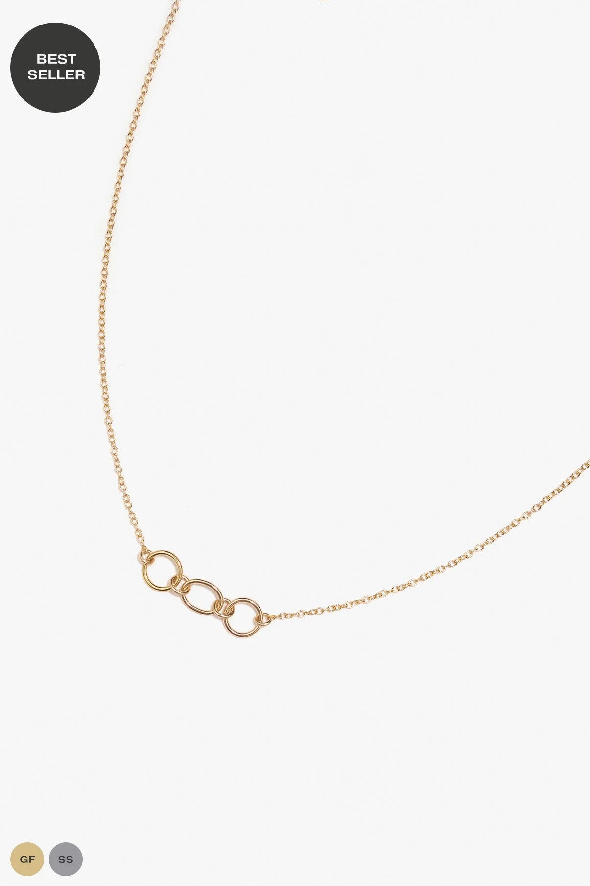 Linked Trio Necklace