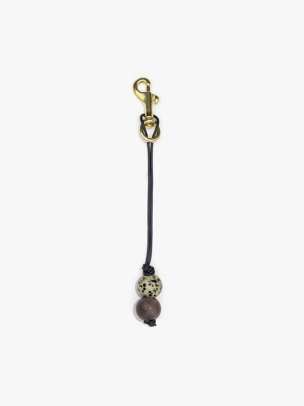 Stacked Gemstone Bag Charm #001