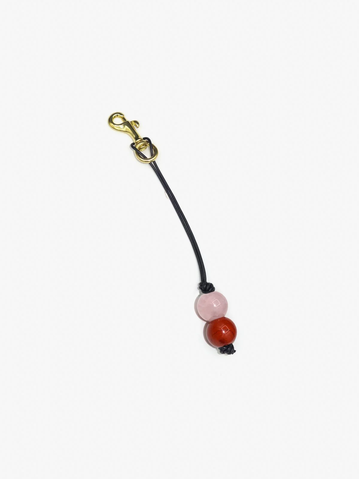 Stacked Gemstone Bag Charm #001