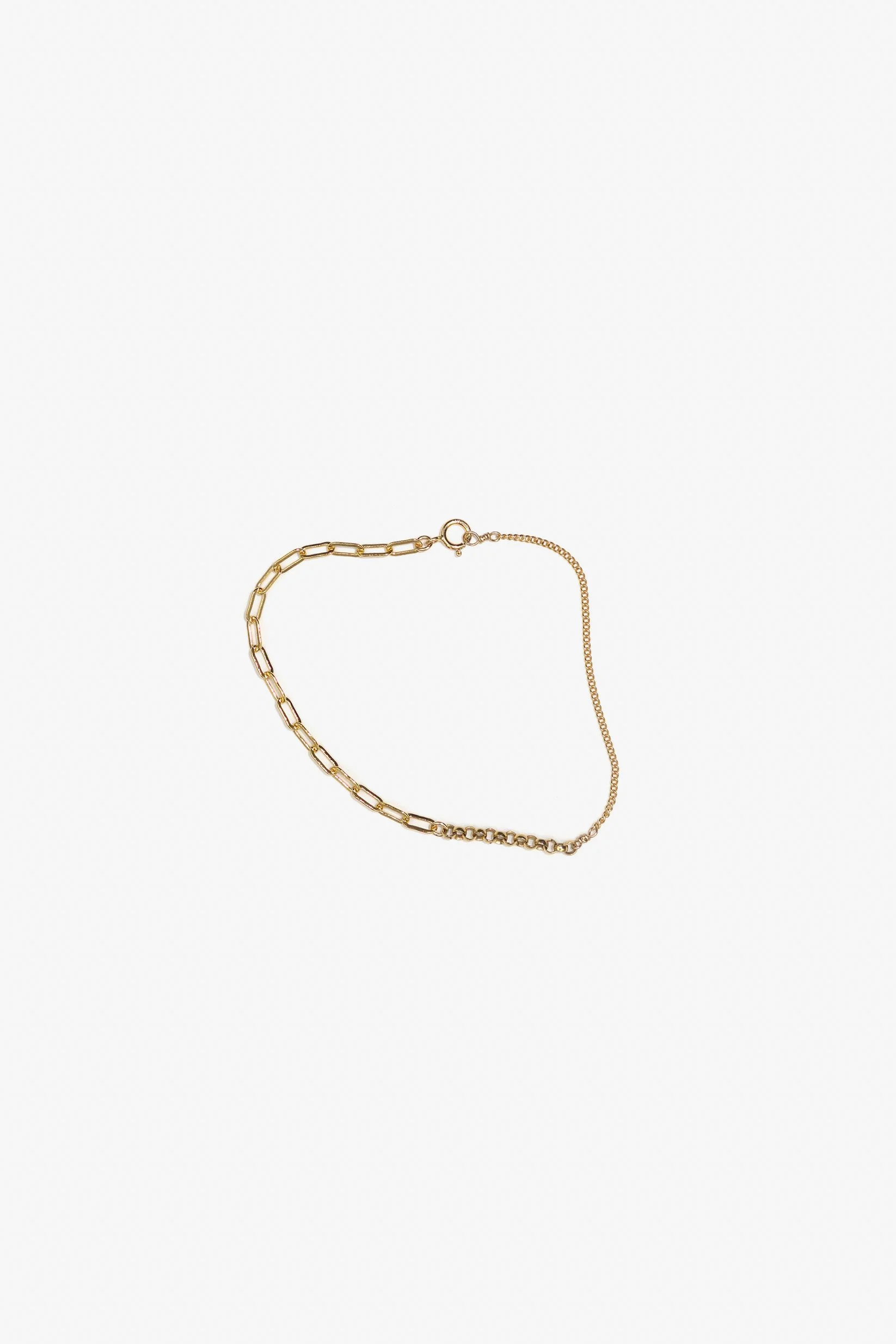 Gold Filled Mixed Chain Bracelet 01