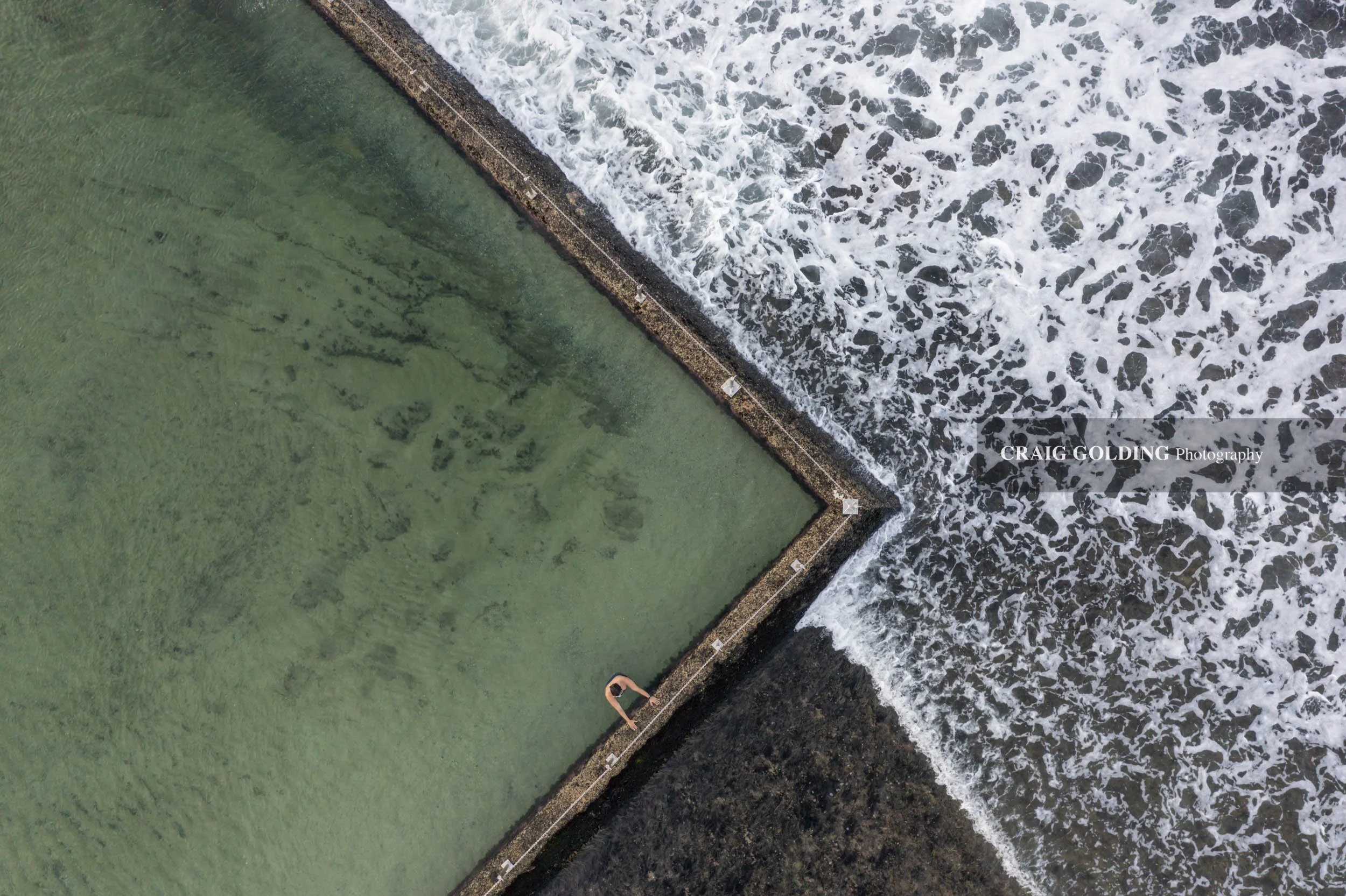 Shelley beach ocean pool angles.