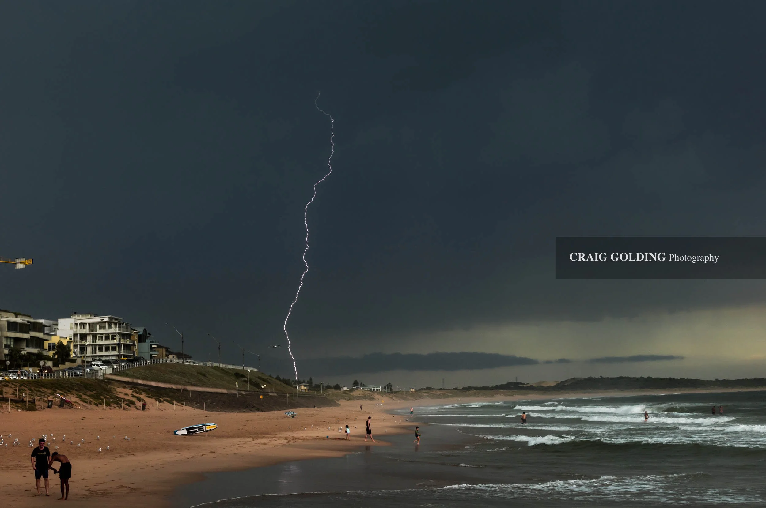 Lightning strike Greenhills.