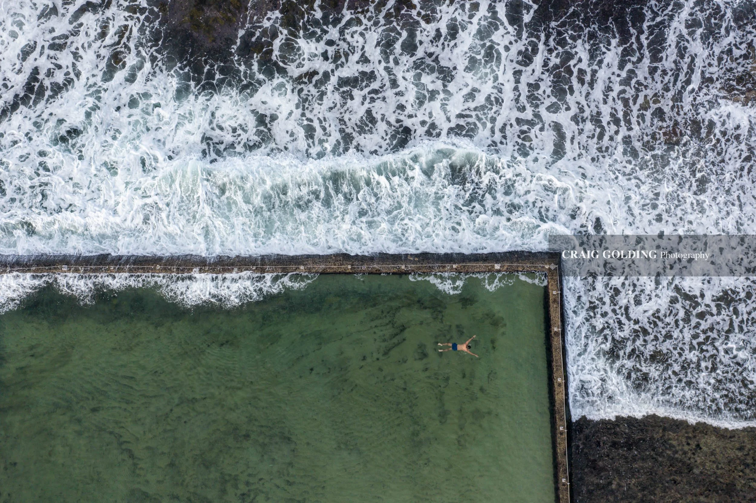 Shelley beach swimmer.