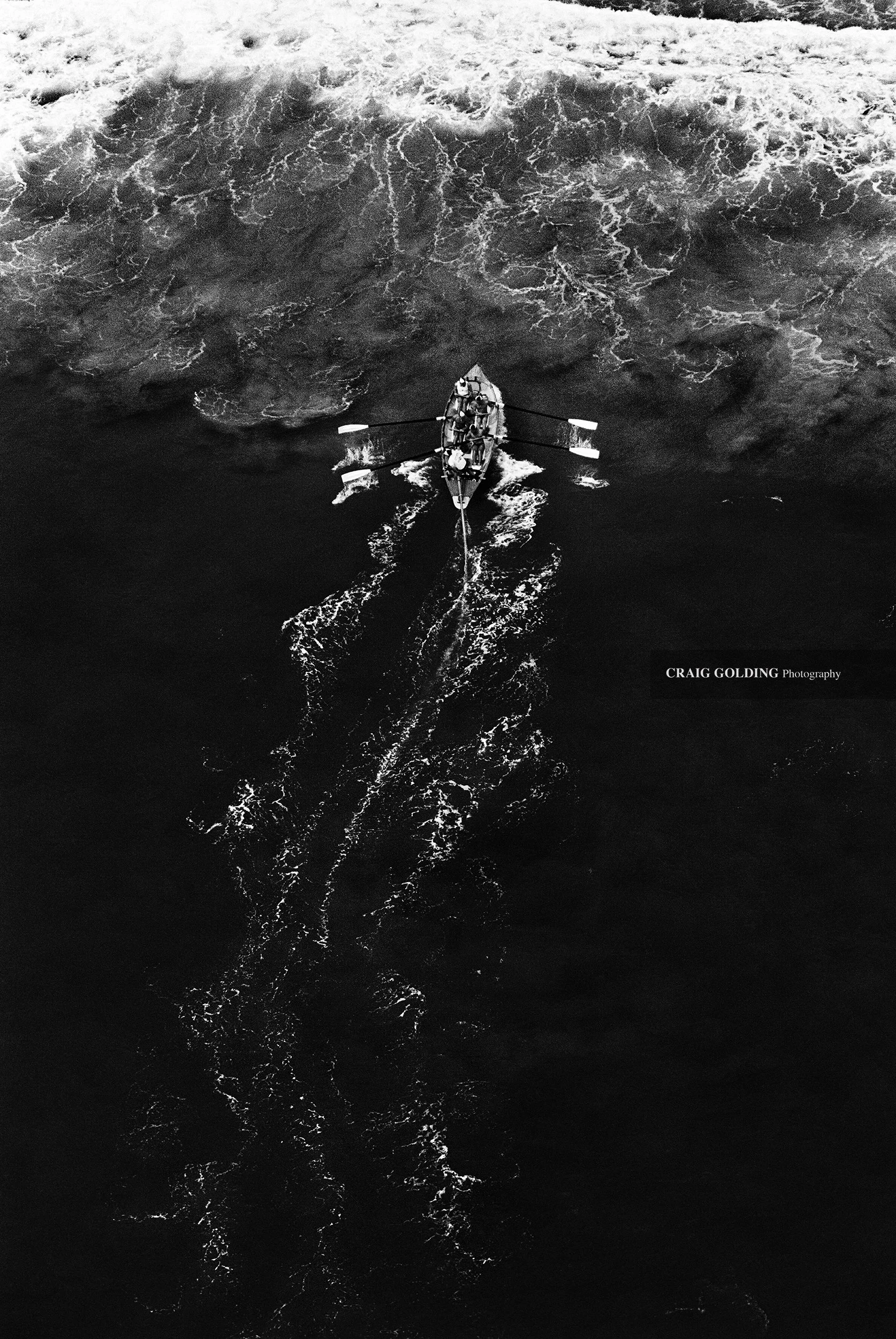 Surfboat aerial.