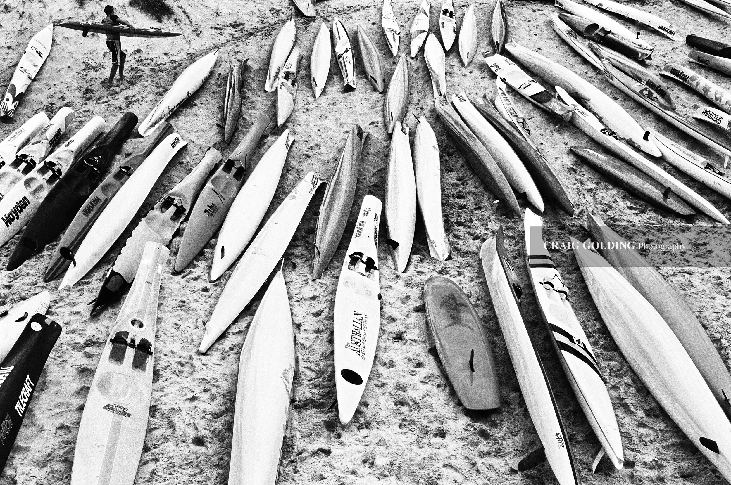 Beached skis.