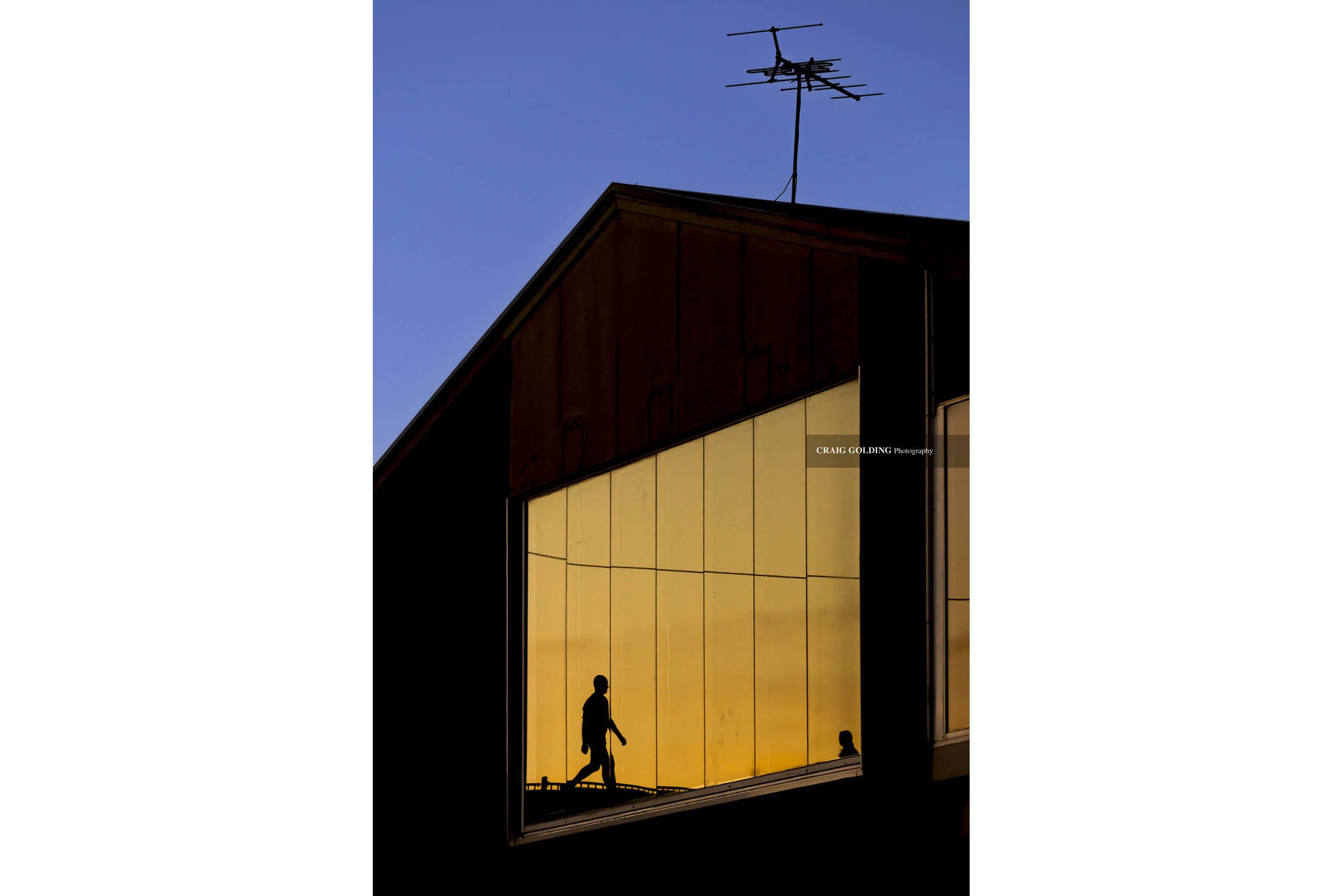 Elouera SLSC window reflection.