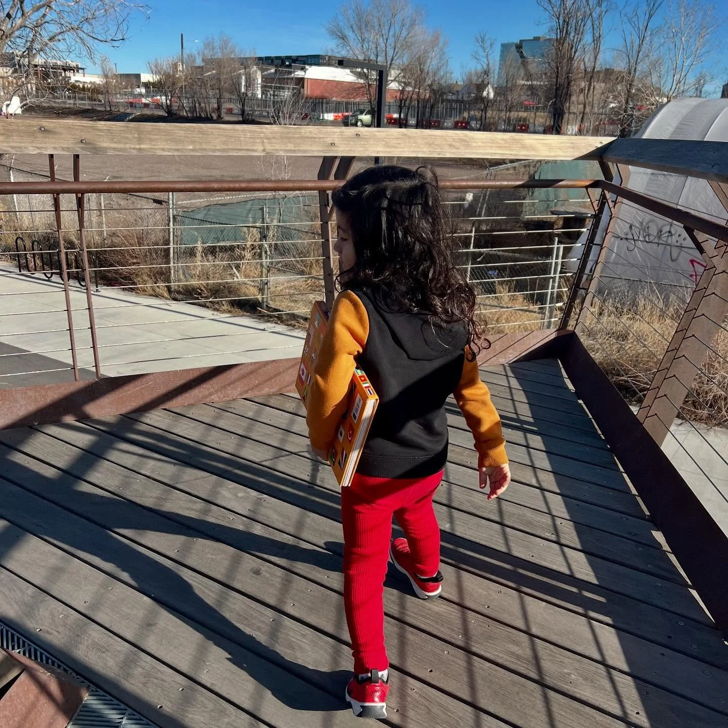 &ldquo;Wanna go play, Kai?&rdquo;
&ldquo;Can I take my book with me?&rdquo;

#childhood #booklover #parentlife #coloradolife