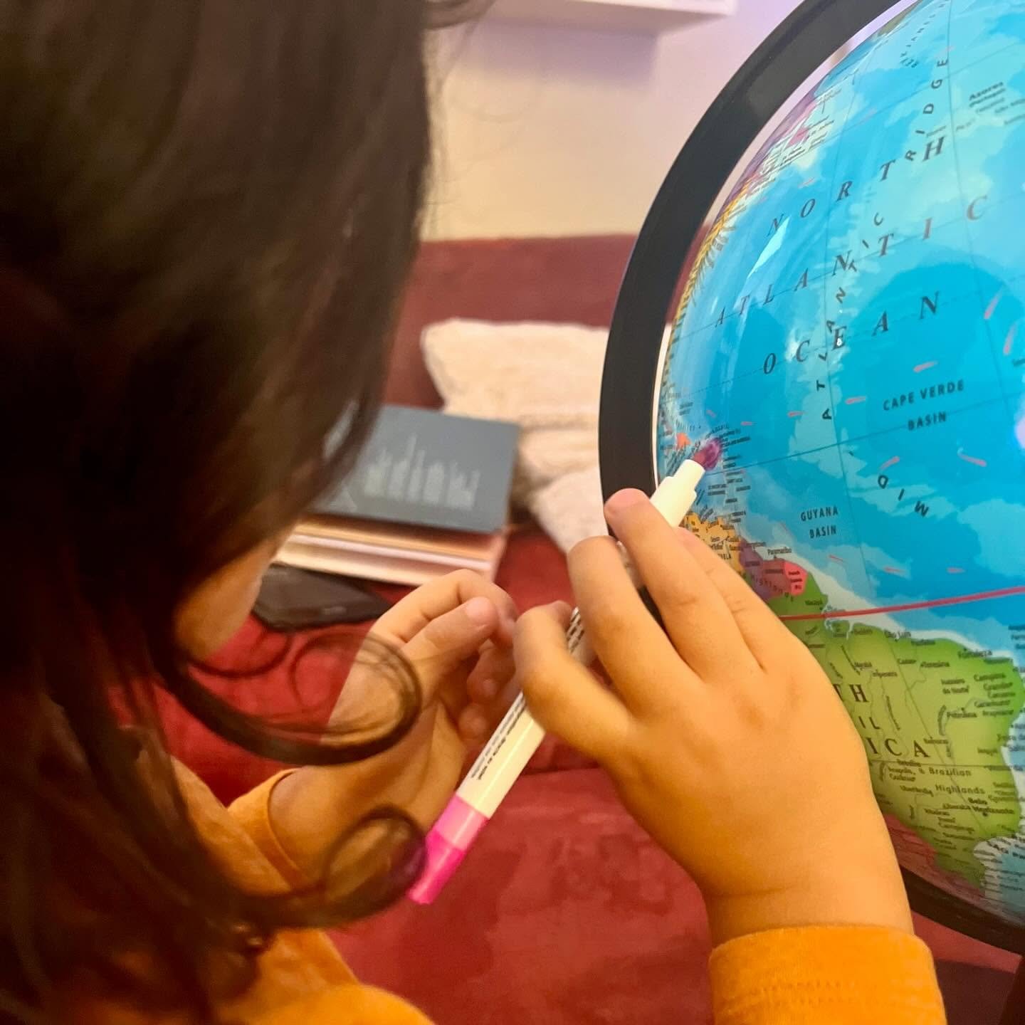 Kai loves flags and maps. It might a family trait. Both of my siblings had globally fascinated kids. I try to trip him up sometimes, but his knowledge is hard to beat. Today when I said &ldquo;find&hellip; Afghanistan&rdquo; he laughed and just answe