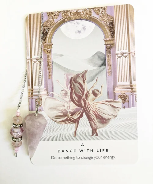 Rose Quartz Crystal Pendulum