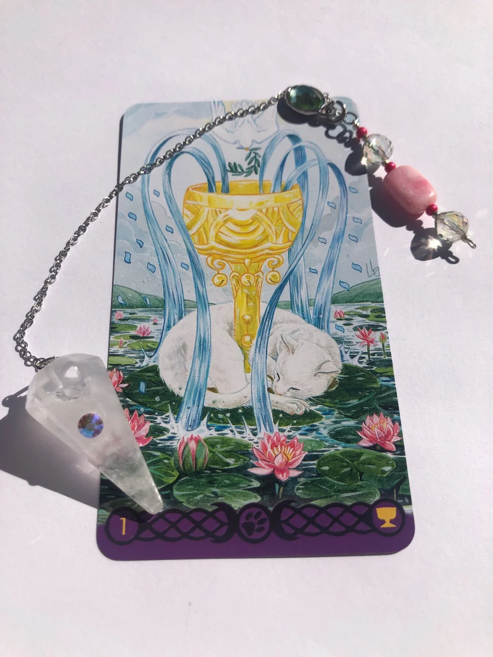 Crystal Quartz Pendulum