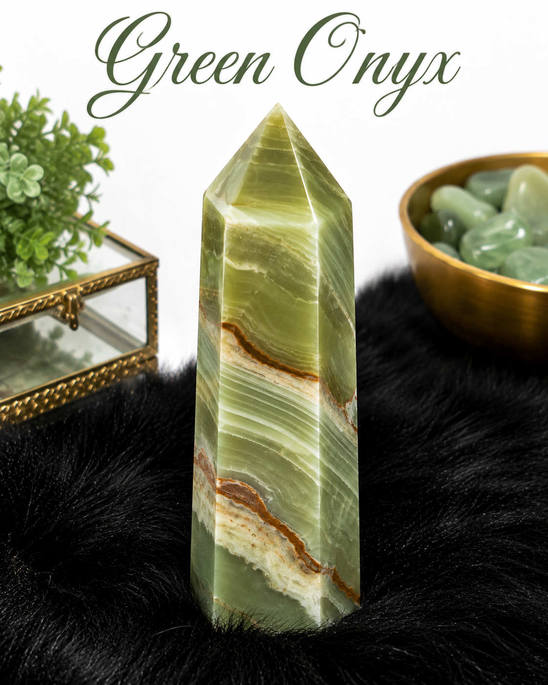 Green Onyx (Banded Calcite)