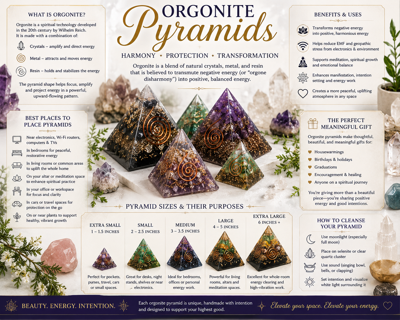 ORGONITE PYRAMIDS