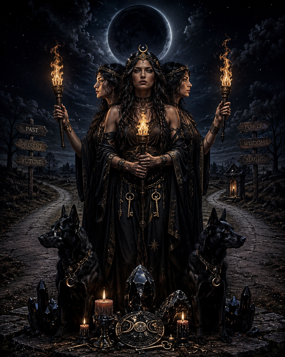 Hecate: Goddess of Witchcraft, Crossroads, Night &amp; Hidden Wisdom