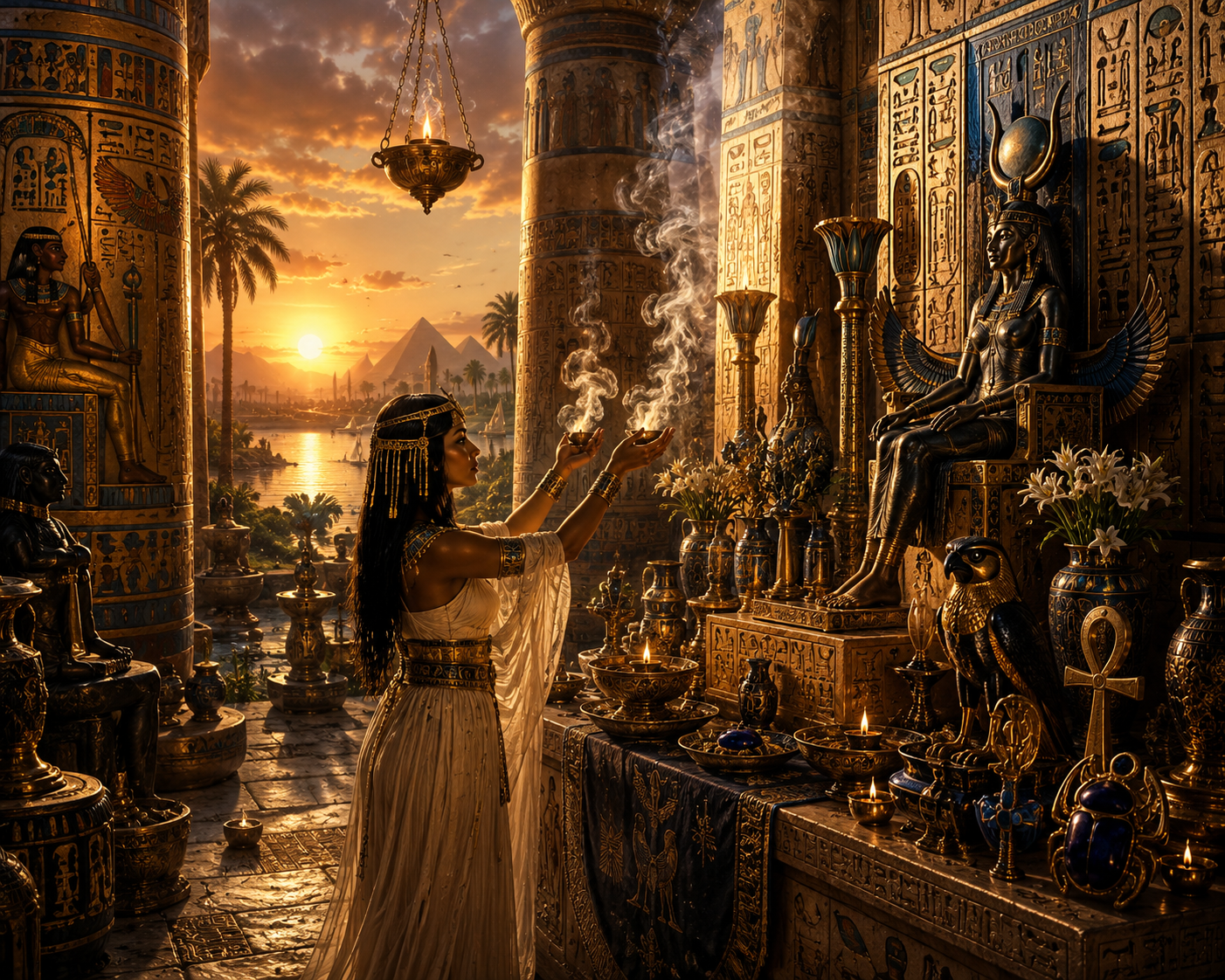 Egyptian Rituals: Magic, Offerings, Protection &amp; Sacred Practices of Ancient Egypt