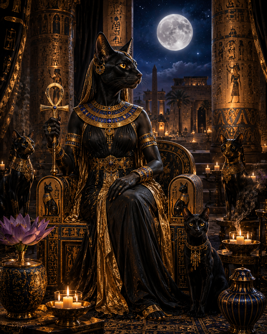 Bastet: Egyptian Cat Goddess of Protection, Joy, Femininity &amp; Sacred Home Energy