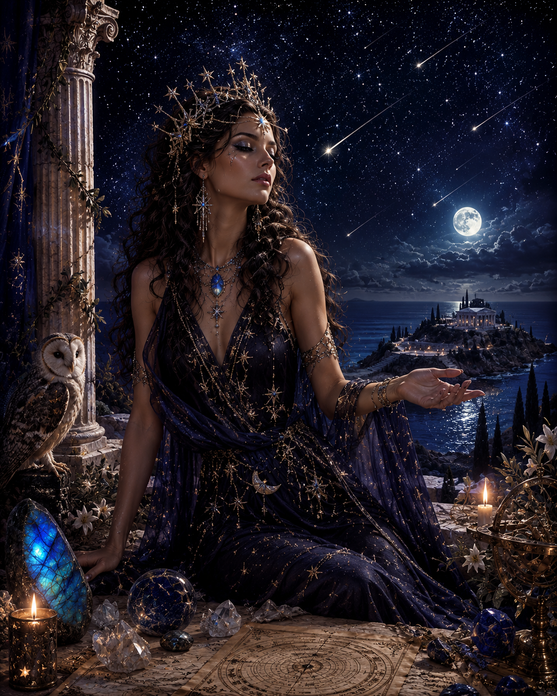 Asteria: Greek Goddess of the Stars, Prophecy, Dreams, and the Mysteries of Night