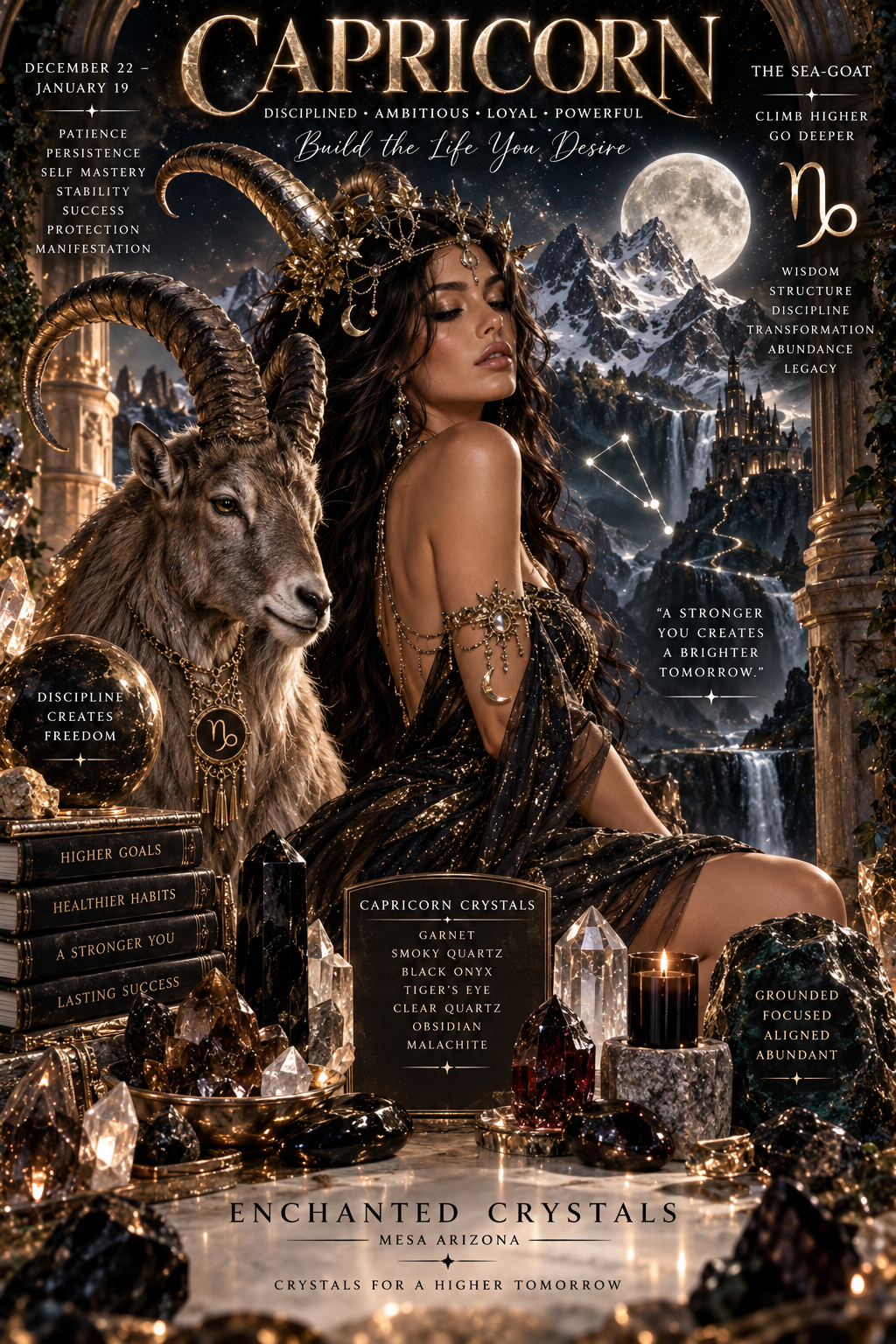 Capricorn: Personality, Love, Strengths, Weaknesses, Crystals, and Spiritual Meaning