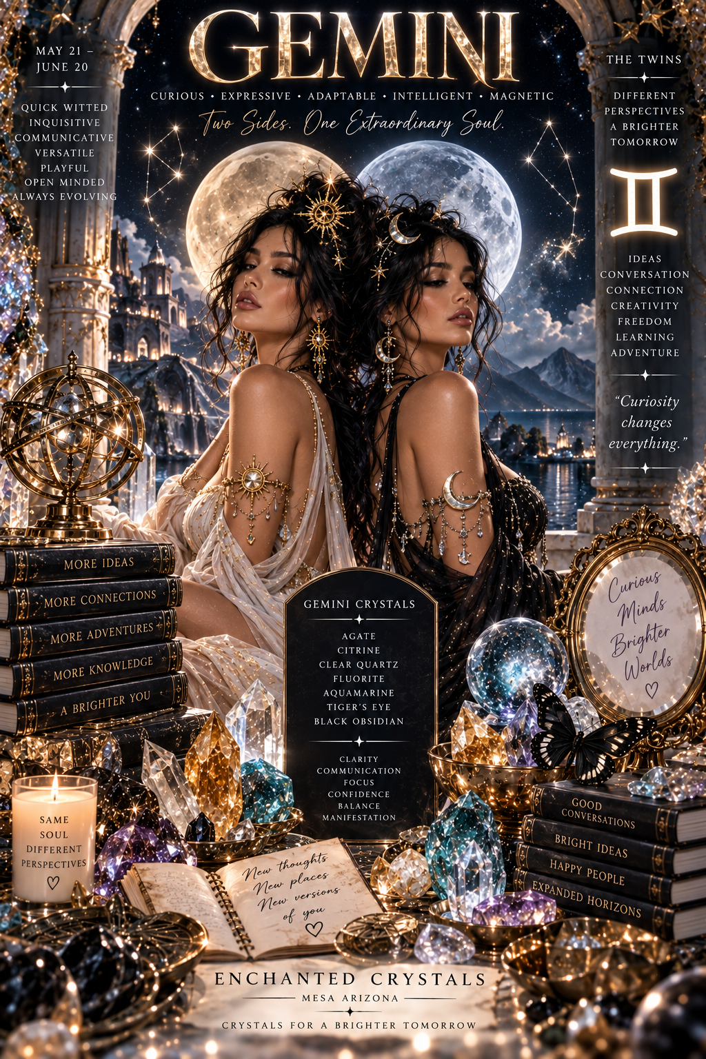 Gemini: Personality, Love, Strengths, Weaknesses, Crystals, and Spiritual Meaning