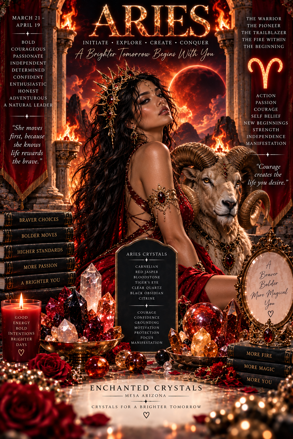 Aries: Personality, Love, Strengths, Weaknesses, Crystals, and Spiritual Meaning